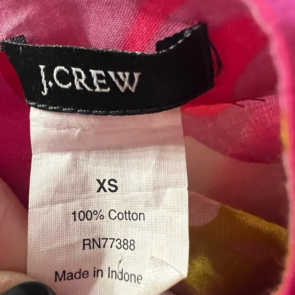 J Crew Floral Mini Dress - XS